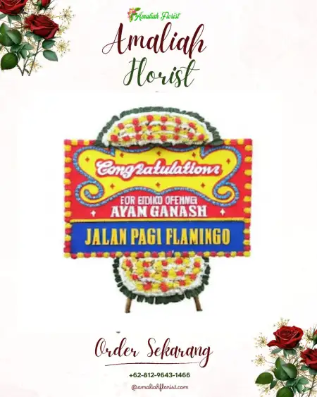 Sewa Papan Bunga Bayau